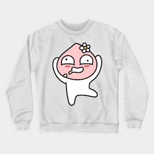 Ditzy Apeach | Silly Apeach with Daisy Crewneck Sweatshirt